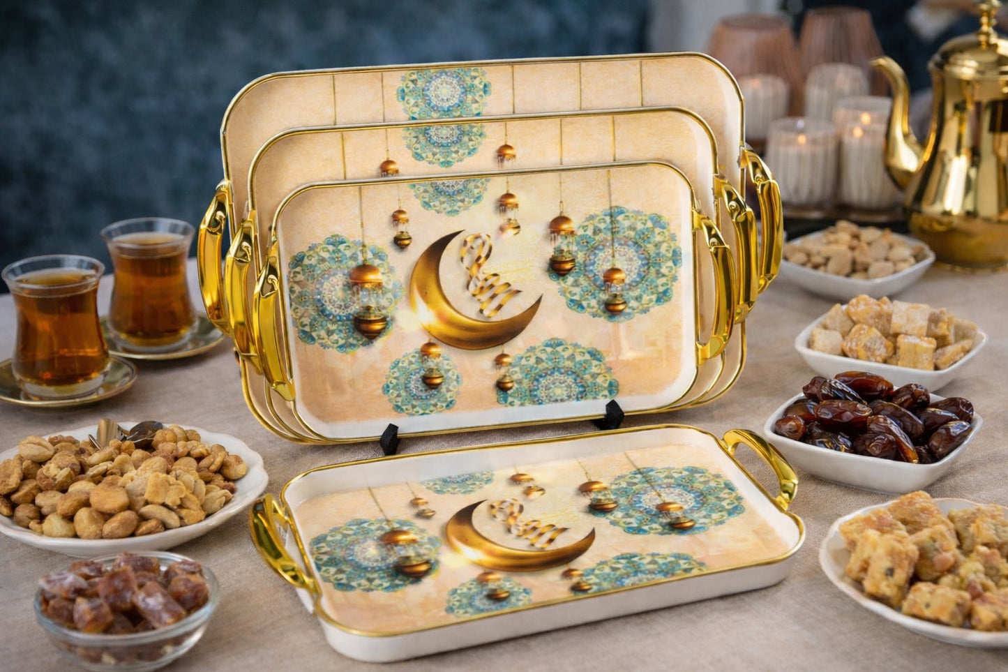 Decorative Tray Ramadan Kareem Premium