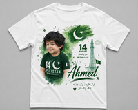 Personalized T-Shirt for Boys & Girls for 14th August Independence Day