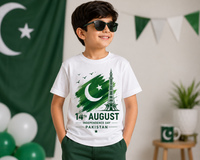 Boys  14 August Printed T-Shirt – Independence Day Special Azadi Dress for Boys