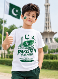 Boys  14 August Printed T-Shirt – Independence Day Special Azadi Dress for Boys